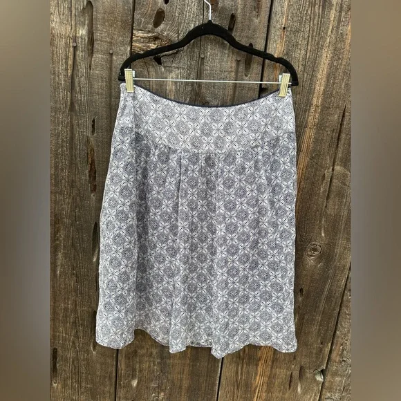 Pendleton Blue & White Floral Skirt - Picture 3 of 7